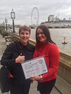 Ideagen_'s tweet image. Ideagen's Jane Murdoch pictured at the @UKHouseofLords where she received the prestigious @SafetyGroupsUK Silver #AlanButler Award on behalf of @sgws1937