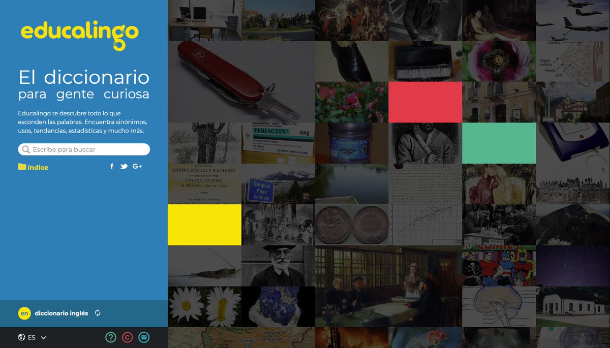 Lexicoon se integra en #educalingo para ofrecer 20 nuevos diccionarios online. ¡Descubre todo lo que esconden las palabras en educalingo.com!