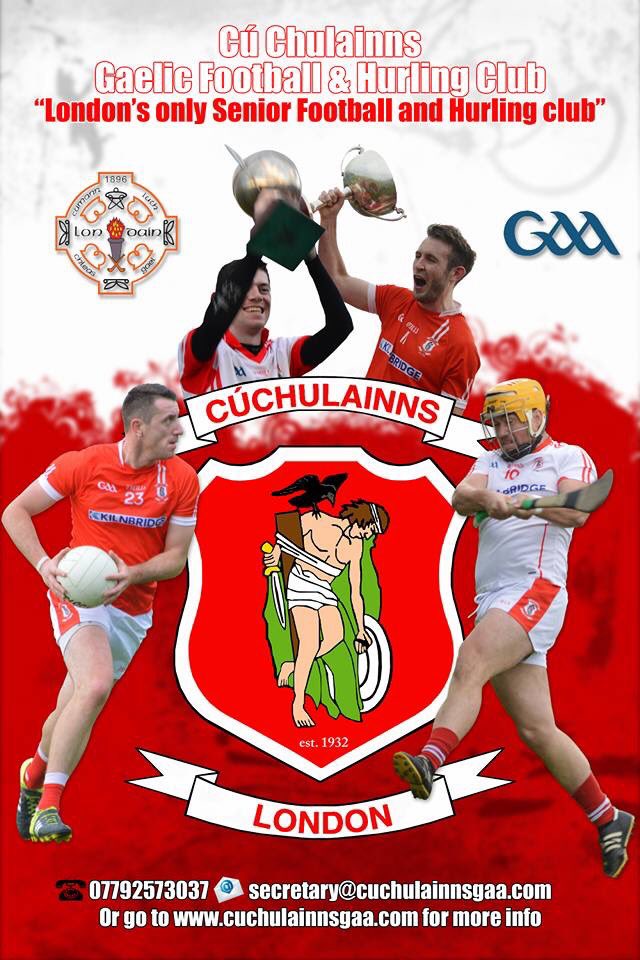 CuChulainnsGAA's tweet photo. New players always welcome for our Football&amp;Hurling teams! 
The only GAA club in South East London. https://t.co/paTODdx8E8