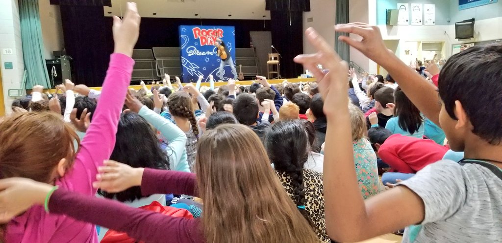 KyleHamstra's tweet photo. Good Morning! @DDEDolphins K-2 students kick off the week with @RogerDayKidSong-s about a Roly Poly, Ghost Crab, Mosquito, Parachute... Oh My--The Curriculum Connections! #sciKL12 #sciKP11 #sci1L12 #sci1P11 #sci1L22 #sci2L11 #sci2L12 #DreamBig Check Out: https://t.co/NrCYBuq0Bz https://t.co/tHmL1p2wvA
