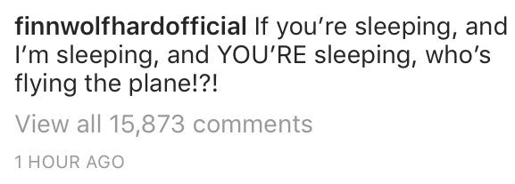 fwolfhardupdate's tweet image. 📸 | Finn via Instagram