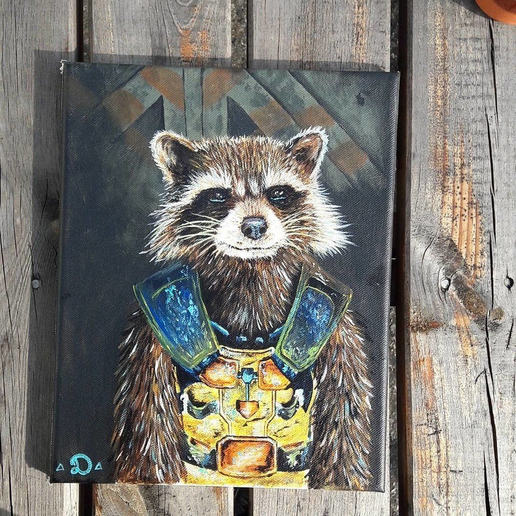 ArtForGeeks's tweet photo. ✏ Rocket Raccoon 🌿
.
.
Art piece by @delphine_dln
.
.
#guardiansofthegalaxy #groot #rocket #rocketraccoon #gamora
.
.
Follow us also in @AmongGeeks ❤❤
.
If you like the account please turn on notifications 📬 it is very helpful to us 😄
.
Use # Amo… https://t.co/8bZeftiUHx https://t.co/KDOUOMI0sy