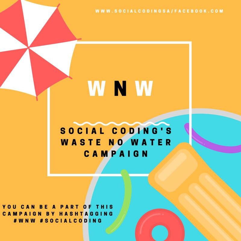 thembiso_m's tweet image. You can join the conversation by #WNW and #SocialCoding and sharing some of your ideas for eliminating water wastage! Remember to tag us!