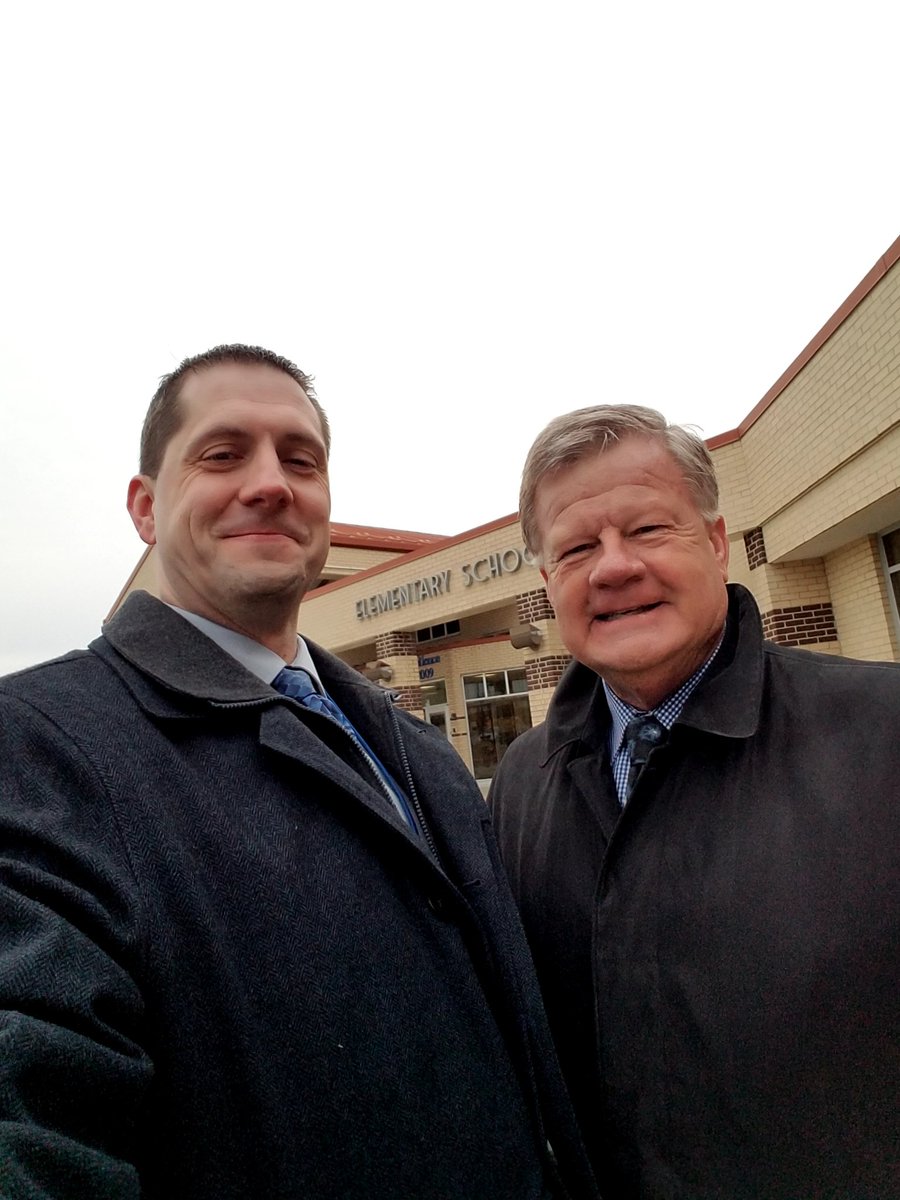 Onto Big Tree ES with Dr. Whelan and BOE for tour. #FalconPride <a href="/DrRichardHughes/">Dr. Richard Hughes</a>