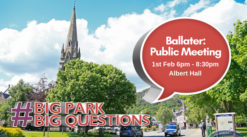 cairngormsnews's tweet photo. Join us in #Ballater on Thursday 1 Feb for a #BigParkBigQuestions drop-in session from 6pm and round table discussion from 7.30pm at the #AlbertHall Ask us all your #MainIssuesReport questions before you make your #consultation submission https://t.co/ydc9H9P1QE