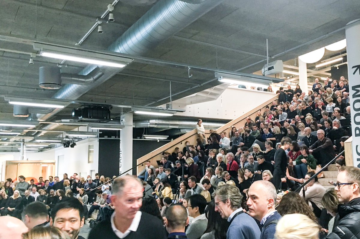 Authelet's tweet photo. So many #IKEA co-workers gathering in #Hubhult today to honour Ingvar Kamprad https://t.co/JeQxTTJ8RW