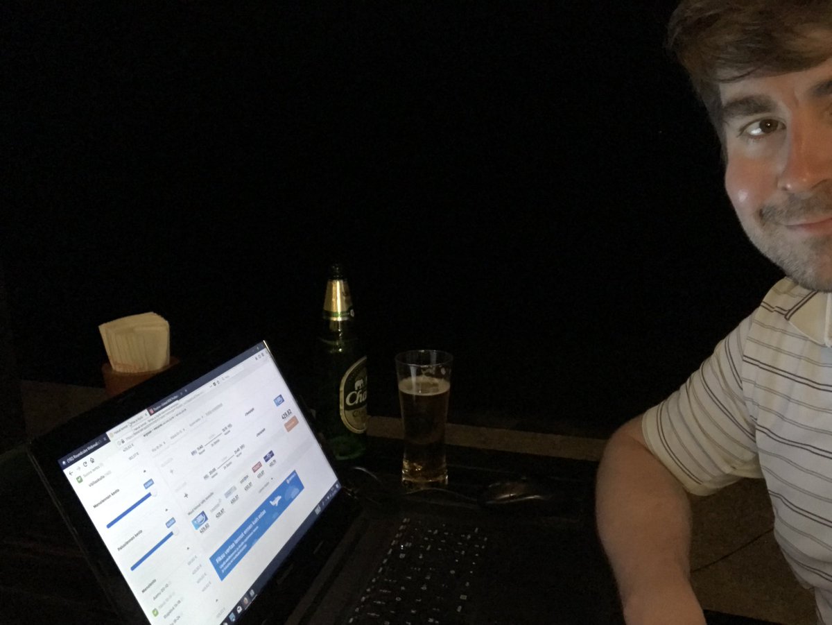 ftKurronen's tweet photo. @umpof ’s warm Office today. Booking flights for prof. Dankaerts -> CFT Level I 23. -25.2. #cft #umpof #thailand #khaolak #physiotherapy #rehab https://t.co/PHk7gImFiq