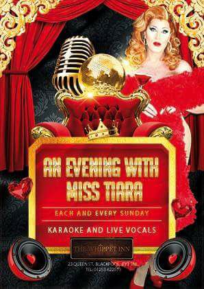 WhippetInnBpool's tweet photo. **ALL NEW KARAOKE SUNDAYS**
every Sunday come down and join the gorgeous Miss Tiara taking you right through the night! Comedy, cabaret and a whole lot of karaoke!😘
Oh and let's not forget our dancing bar boys!!🕺🕺

FREE ENTRY all night!! https://t.co/fGc50js0Bj