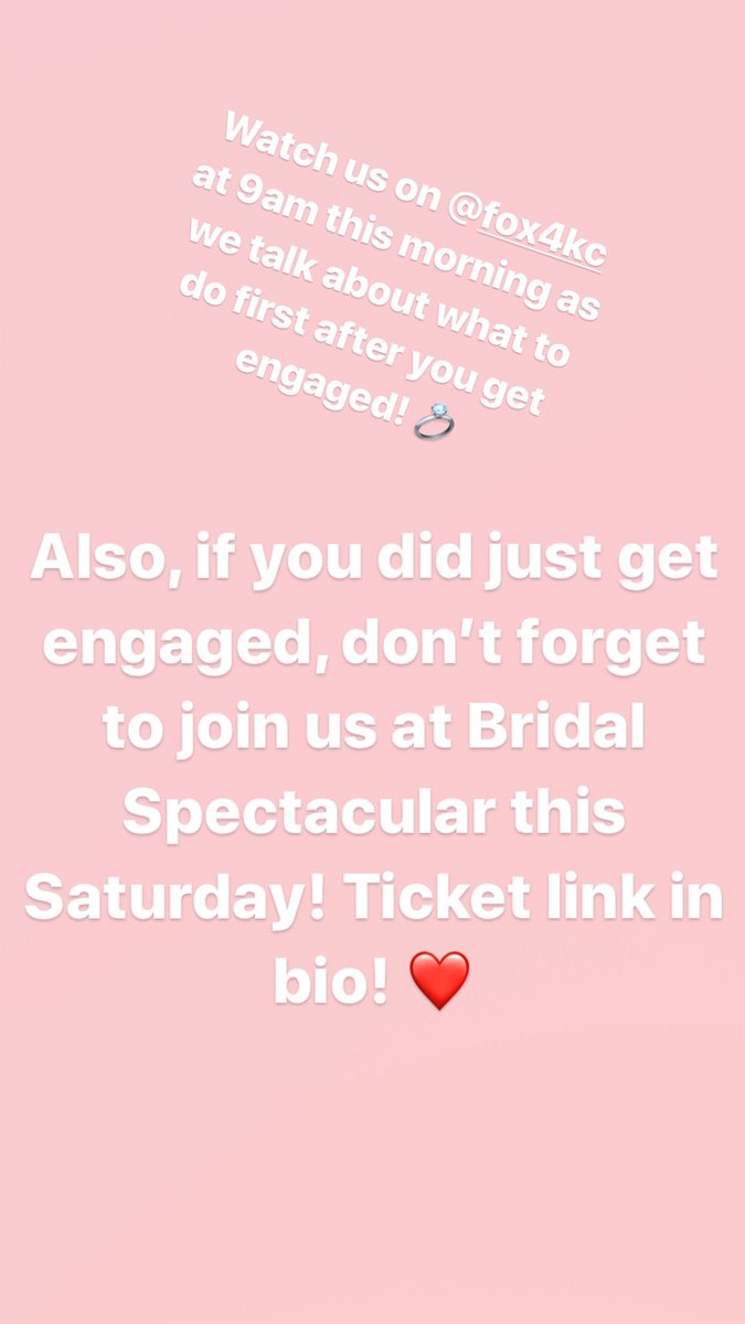 Engaged? Watch us on <a href="/fox4kc/">FOX4 News Kansas City</a> this morning!