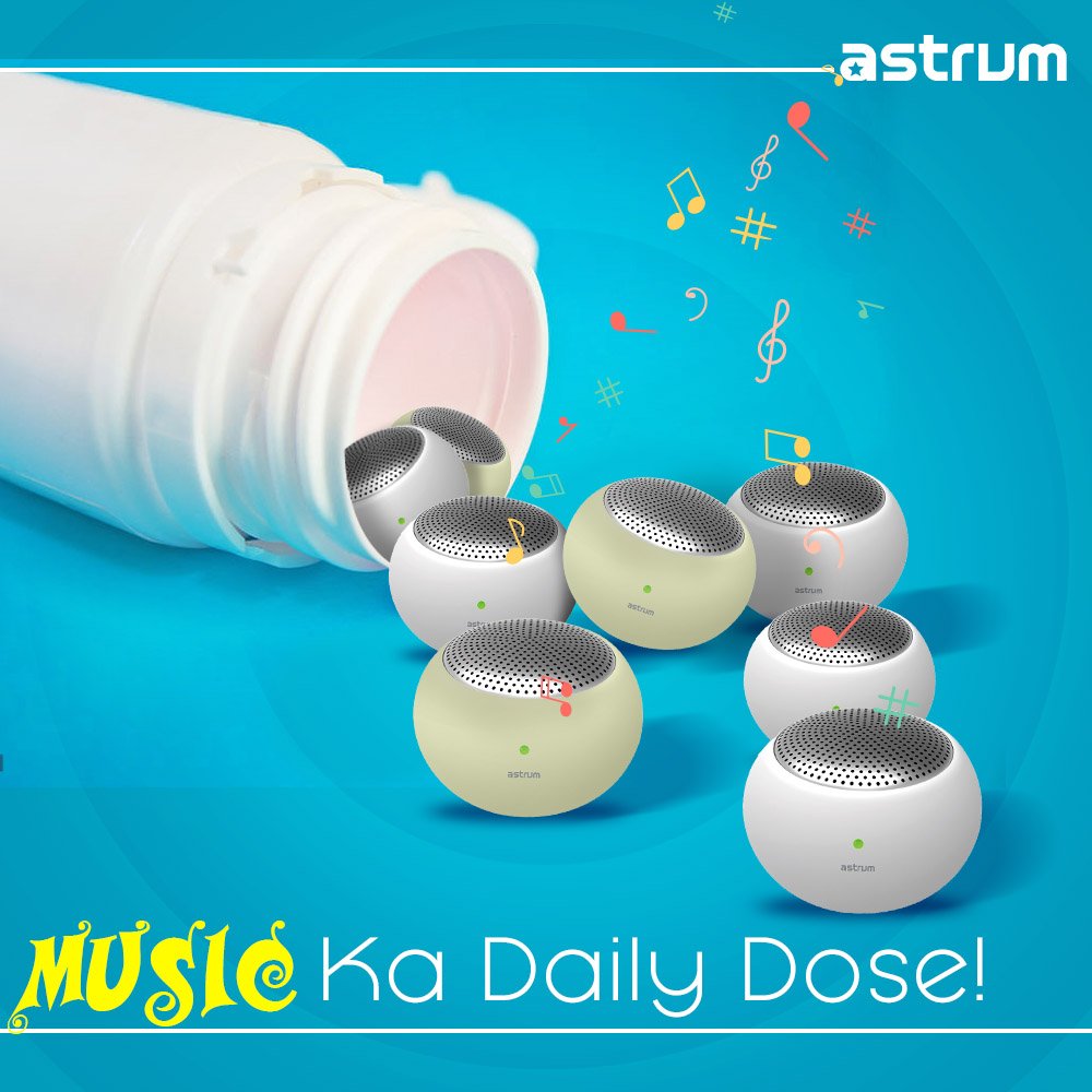 astrum_india's tweet photo. Get your Non-Stop entertainment music every day with Astrum Bluetooth Speaker! Hit RT if you would love to have Music ka Dose Daily! https://t.co/aR27UrXZDS