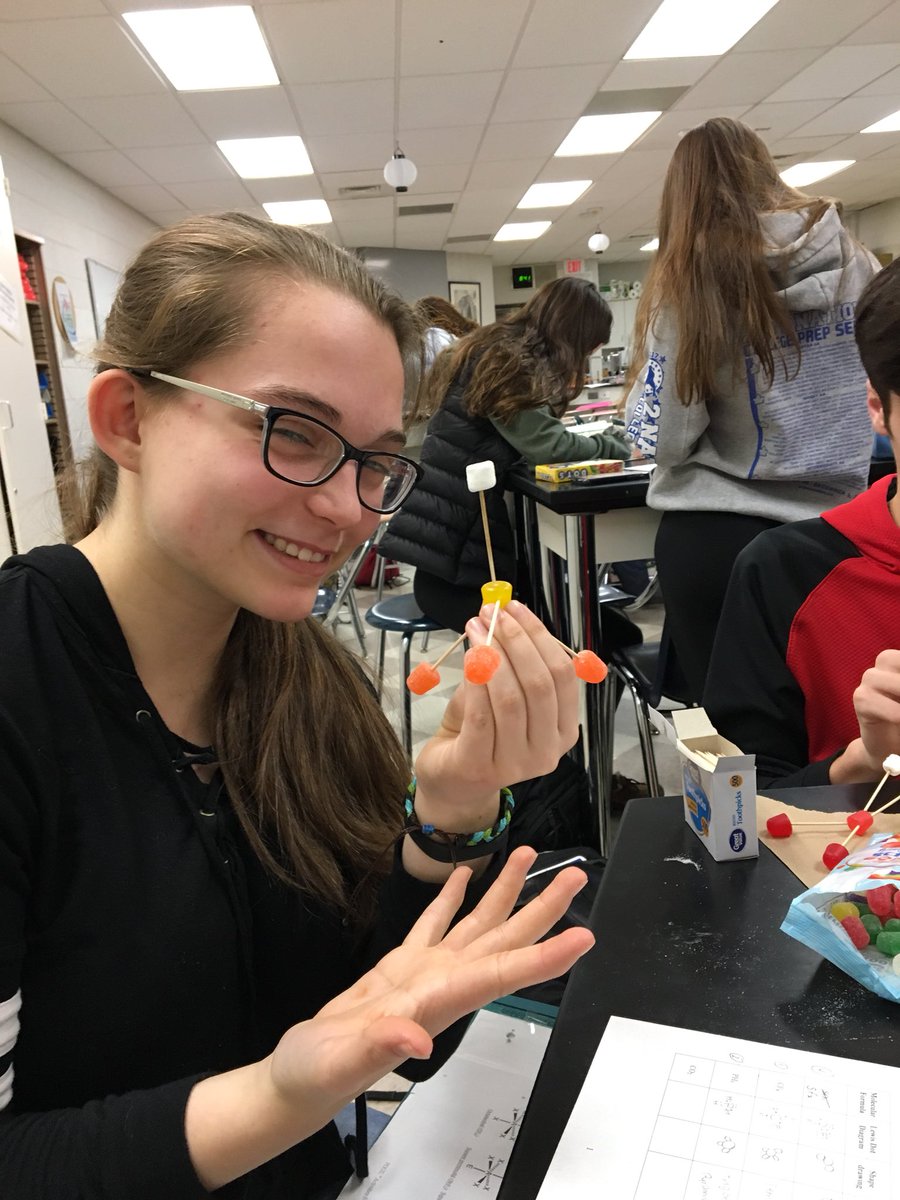 macyhannan's tweet photo. “Sharing is caring” ~Madi Walther #weknowmoleculargeometry #chemistry #retweetforextracredit @kennethgutman @MrJoeDBell @WLWWARRIORS https://t.co/p6GenCGu4i