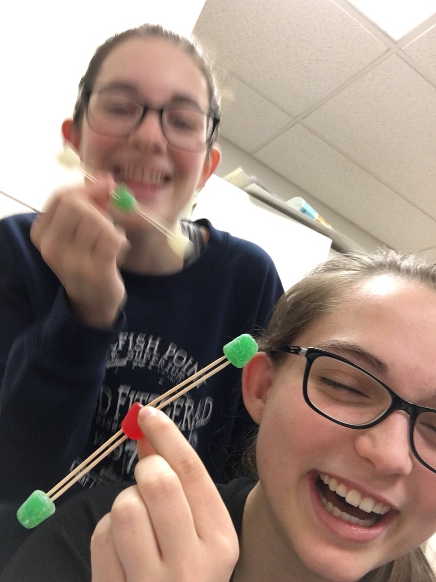 macyhannan's tweet photo. “Sharing is caring” ~Madi Walther #weknowmoleculargeometry #chemistry #retweetforextracredit @kennethgutman @MrJoeDBell @WLWWARRIORS https://t.co/p6GenCGu4i