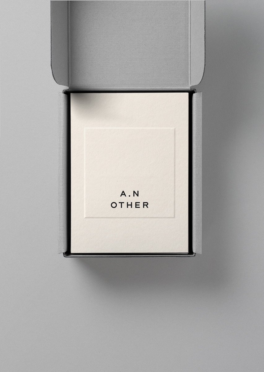 BP&O (@bpandopinion) on Twitter photo Today • Graphic Identity, Packaging & Website for A.N Other by <a href="/SocioDesign/">Socio Design</a> • bit.ly/bpo-an-other • Today • Graphic Identity, Packaging & Website for A.N Other by <a href="/SocioDesign/">Socio Design</a> • bit.ly/bpo-an-other •