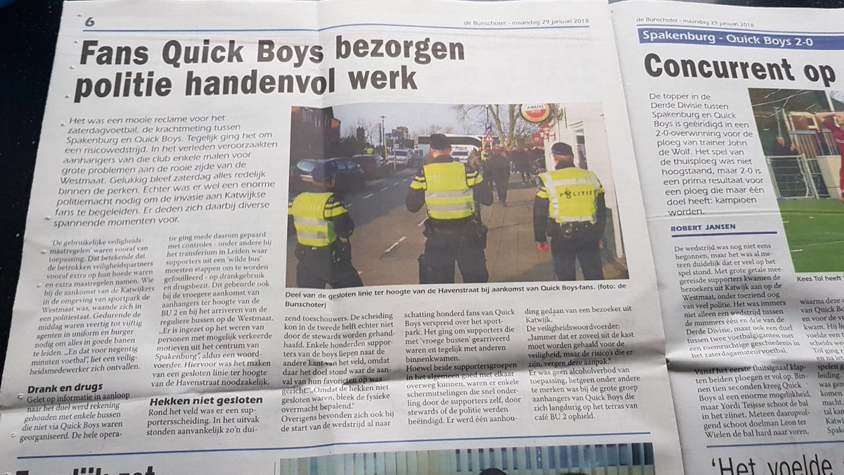 SVSHavenside's tweet image. Wat is dit nou weer? Super negatief geschreven door de sensatiezoekers van @deBunschoter fans @SVQuickBoys hebben zich voorbeeldig gedragen!
