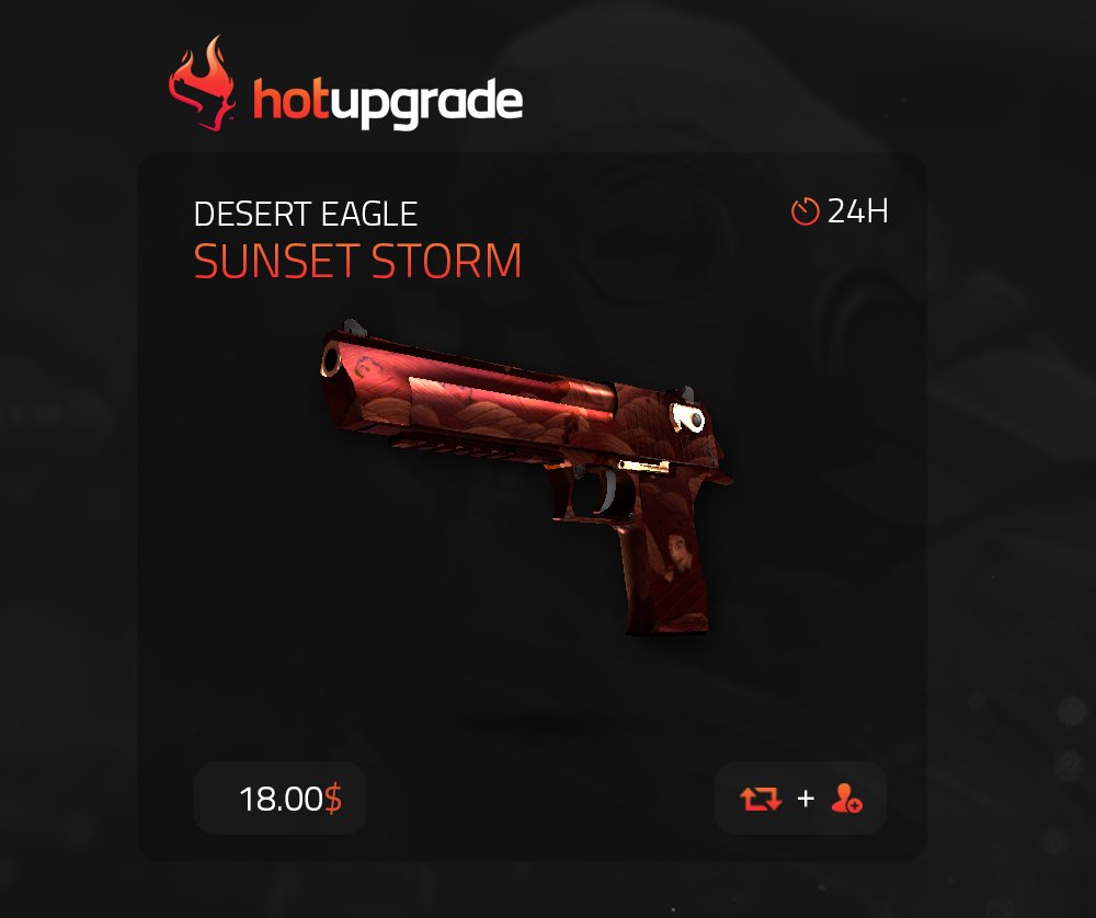 hotupgrade's tweet photo. 🔥🔥 DESERT EAGLE SUNSET STORM GIVEAWAY 🔥🔥

💥RETWEET
💥FOLLOW US

Good luck! https://t.co/EehPFJMp7l