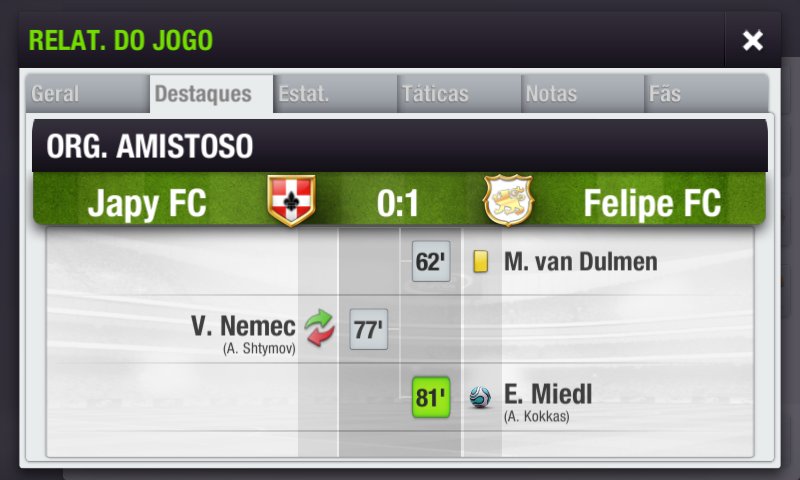 ligatopelevenbr's tweet photo. Pelo segundo jogo do dia Felipe FC com o placar minimo vence Japy FC e avança para a próxima fase da Copa ! @TopEleven_CA https://t.co/WVpZq94Mnb