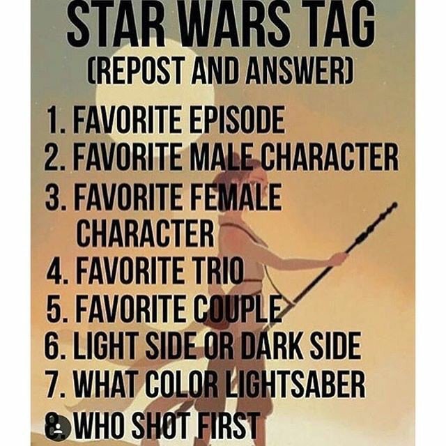 ( lmao part two because I have too many feelings about Star Wars to keep it to 280 characters. )

7. Green. Green green green.
8. Ego.