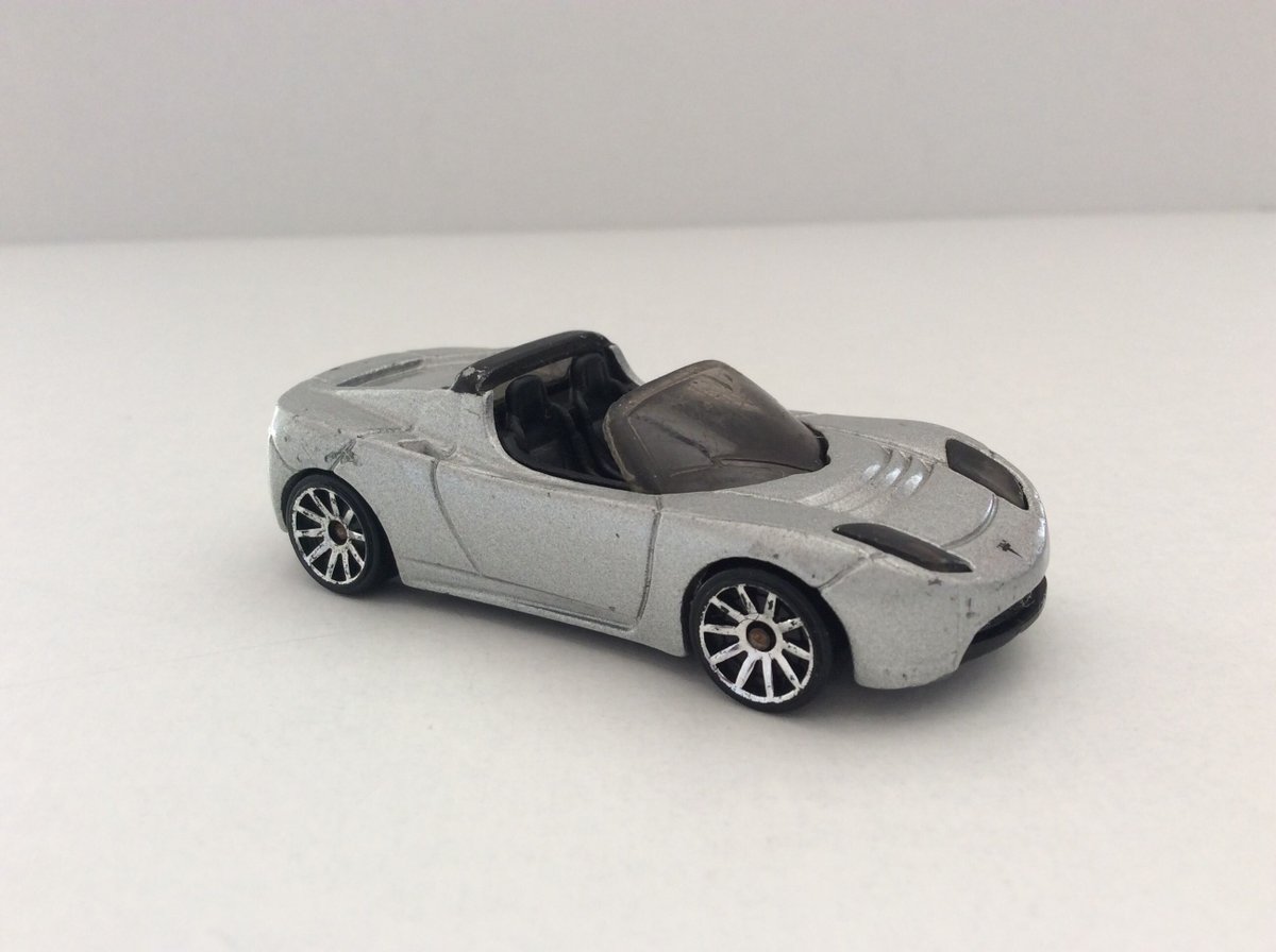 Antonio On Twitter Hot Wheels 2008 Tesla Roadster Silver 1