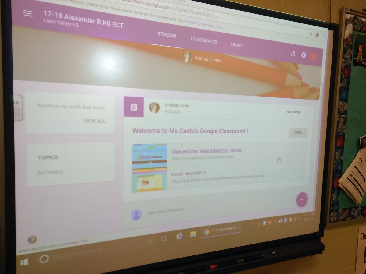 andreacantuect's tweet image. So excited that ALL our Kinder and 1st graders singed into their google accounts, yeeeeeei, so happy!!!!!!!!!!!!😍😍😍@NISDLeonValley @NISDTechApps @NISD @nisdect