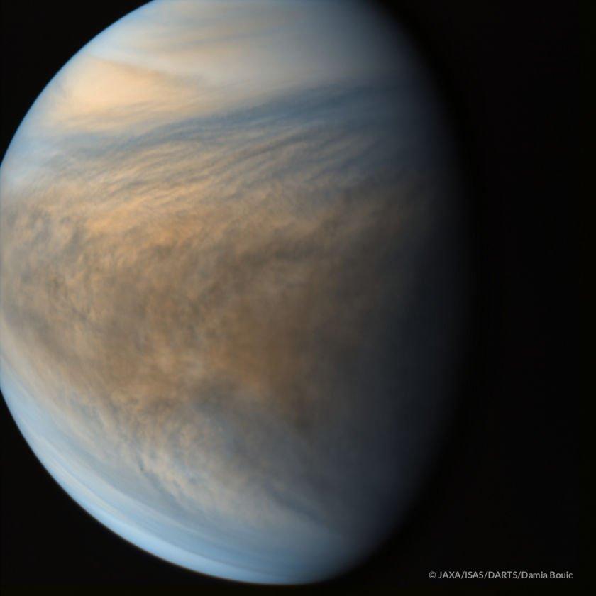Stunning images from the Akatsuki spacecraft reveal beautiful details of Venus: bit.ly/2BCrOkI
