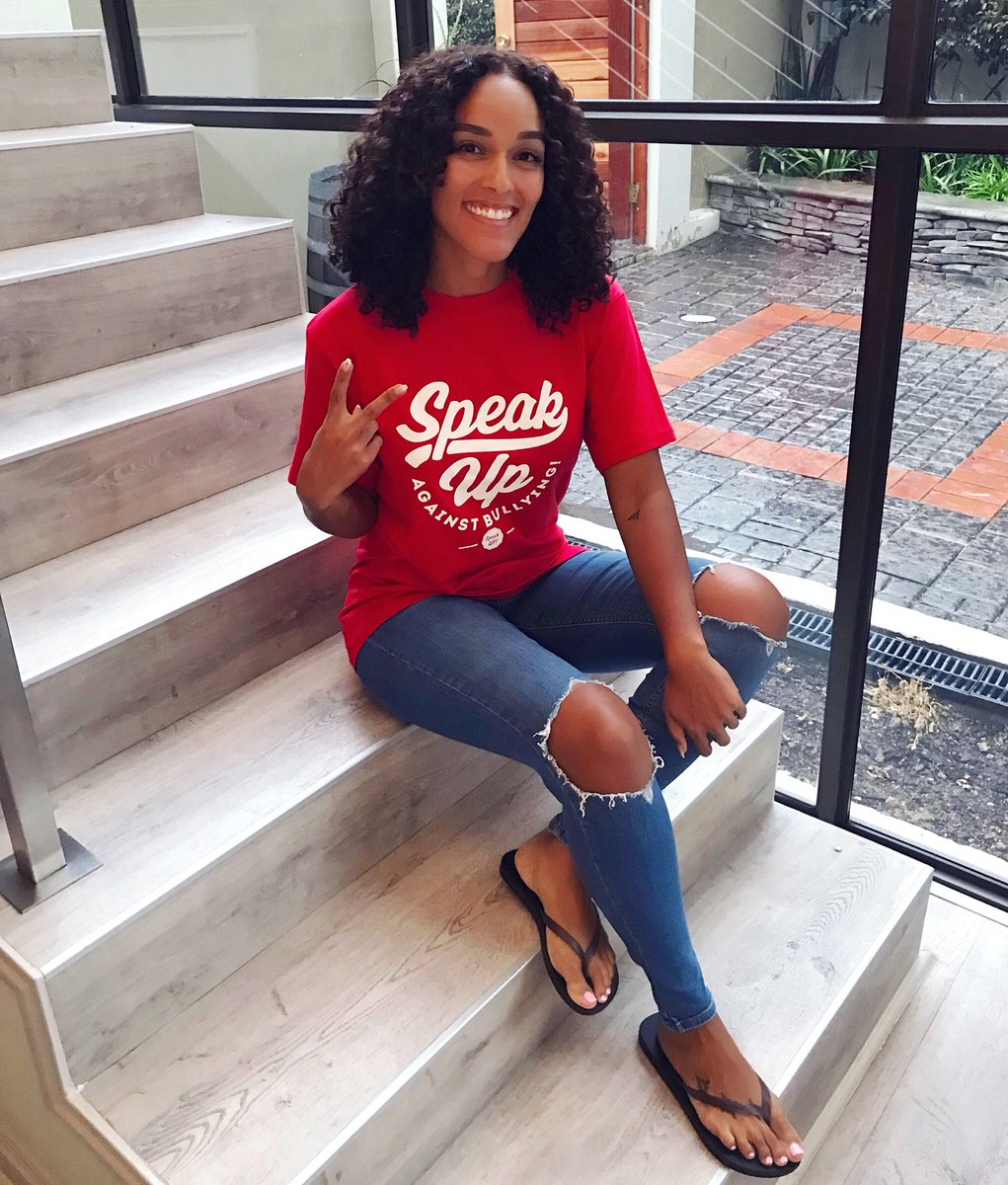 Excited 4 our collaboration with @gospeakup_africa ! The app that offers students of all ages a simple &amp; effective way 2 quickly &amp; anonymously report any type of bullying/abusive behavior. We don’t need bystanders, we need upstanders. #SpeakUpAfrica #EndGirlHate