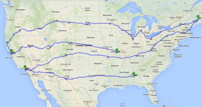 RunForrestRunTG's tweet image. Forrest Gump’s Running Route 
bit.ly/2Fkj0Ct #runforrestrun #runforrestrunthegame