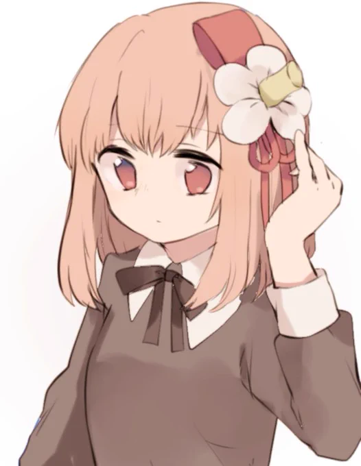 > 阿求の髪飾りをつけた喪服小鈴ちゃん #odaibako 