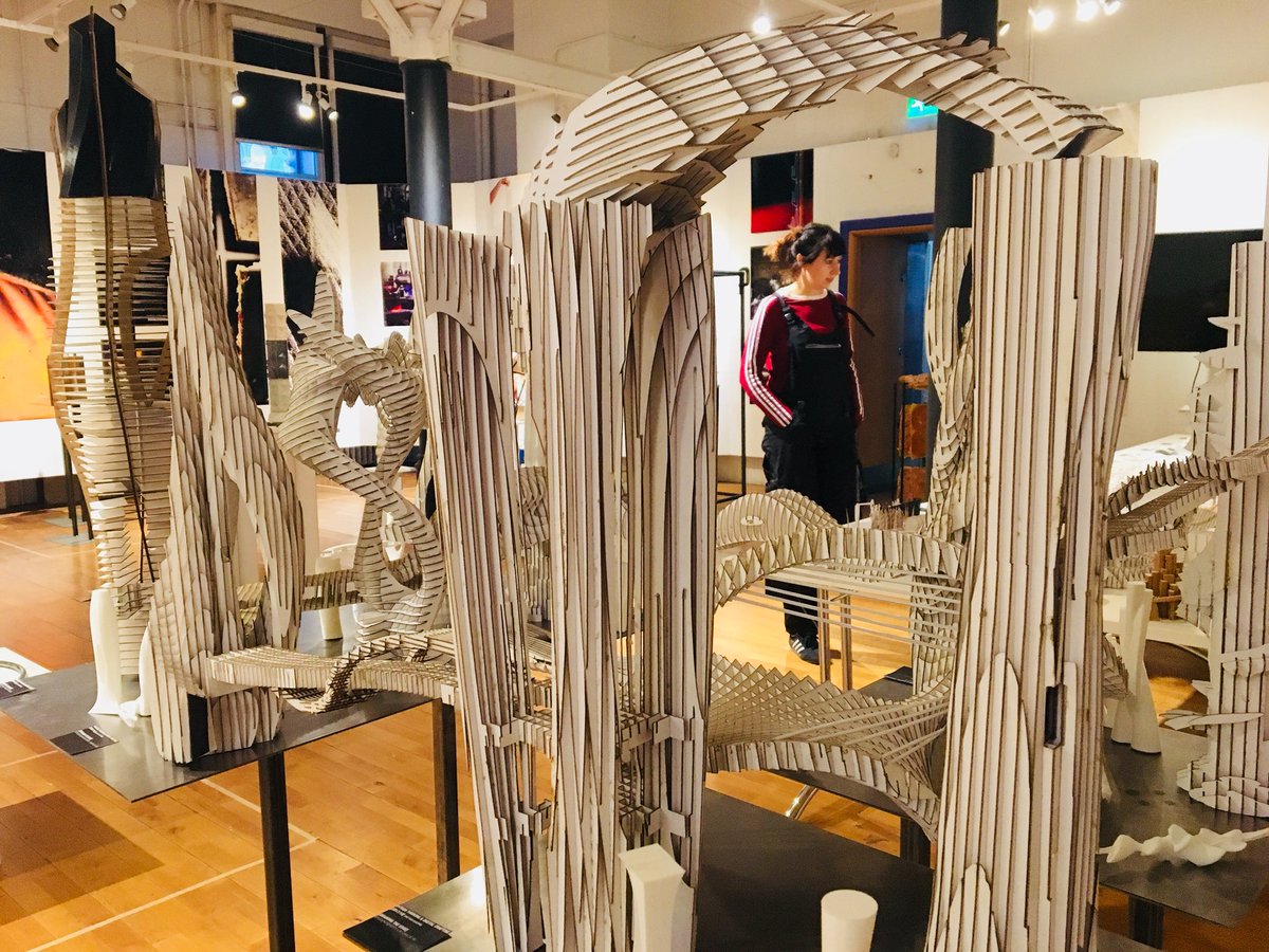 Ecran99's tweet photo. Digital impressions — Digital Pathway — #ESALA brilliant work by Architecture students, guided by Christina Nan et al. Opening now. https://t.co/aUfk1JZrlQ
