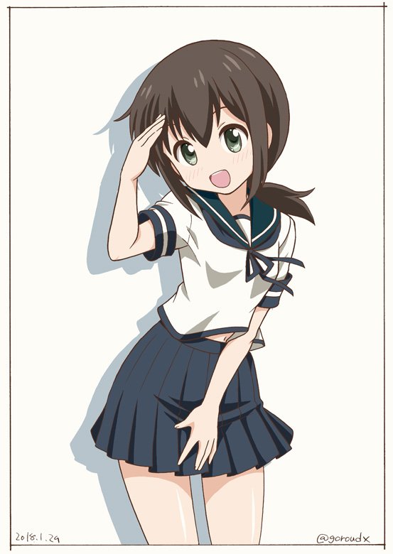 吹雪(艦隊これくしょん) 「ブッキー」|吉田悟郎のイラスト