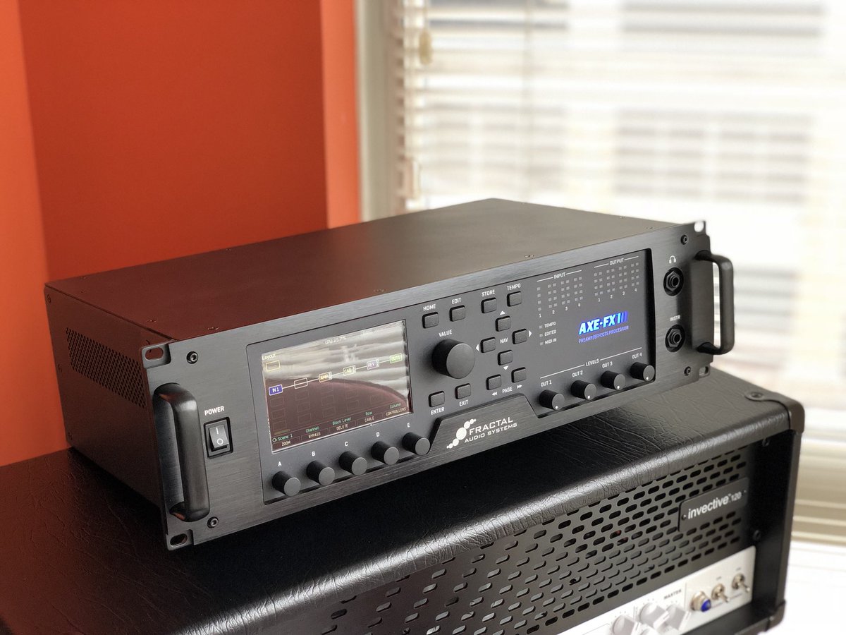 Yup.  It’s real. <a href="/fractalaudio/">Fractal Audio</a> Axefx III!  fractalaudio.com