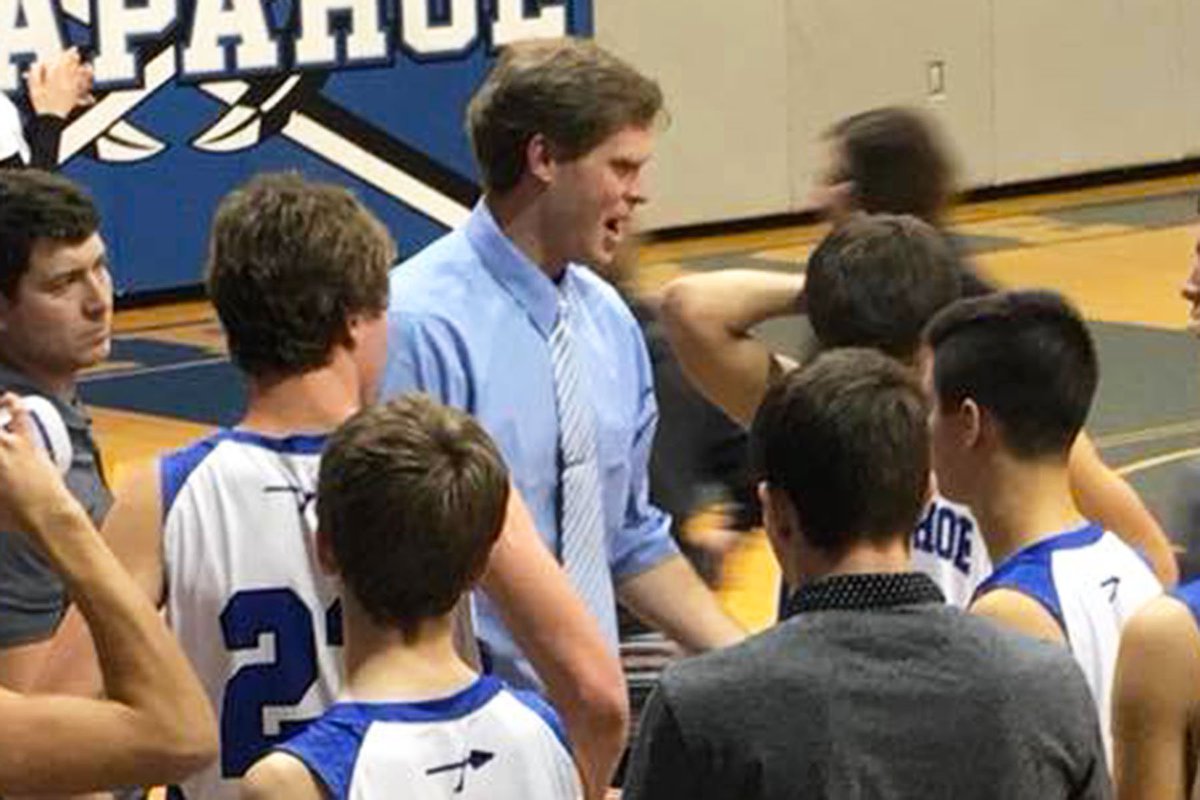 HuskerlandBob's tweet photo. One of my favorite features - Meet the Coach - shines the light (but not too harshly) on Arapahoe boys bball head coach #JohnStrand. https://t.co/nxJLJ57blT @WarriorsCoachK @gmanderson20 https://t.co/03K2FkD8jB