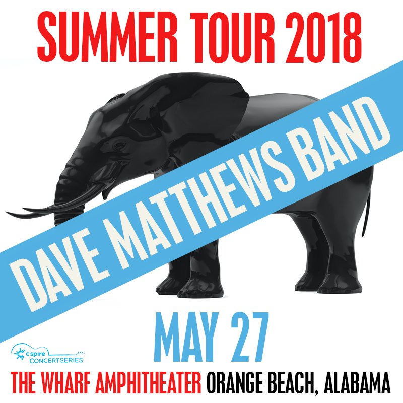 TheWharfAmp's tweet image. Spend an evening with @davematthewsbnd at The Wharf Amphitheater on May 27th! 
Tickets for this @CSpire Concert Series show go on sale THIS FRIDAY, 2/2 at 10AM CST - bit.ly/2BB0hjO