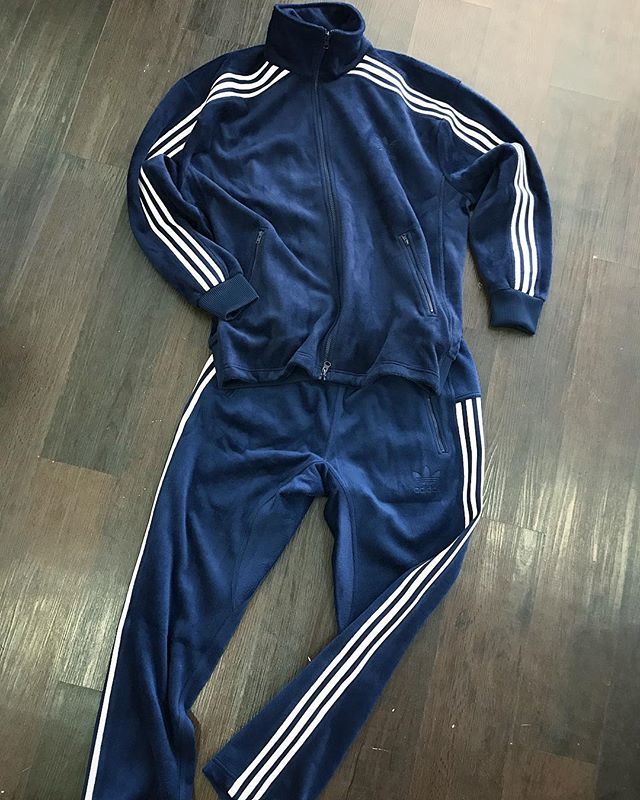 Philip Browne on Twitter: "Velour!! The navy velour Beckenbauer tracksuit from @adidasoriginals - in store now and online soon ✌️ #adidas #adidasoriginals #velour #threestripes #3stripesstyle #adiporn #tracksuit #sportswear #sportsluxe ...