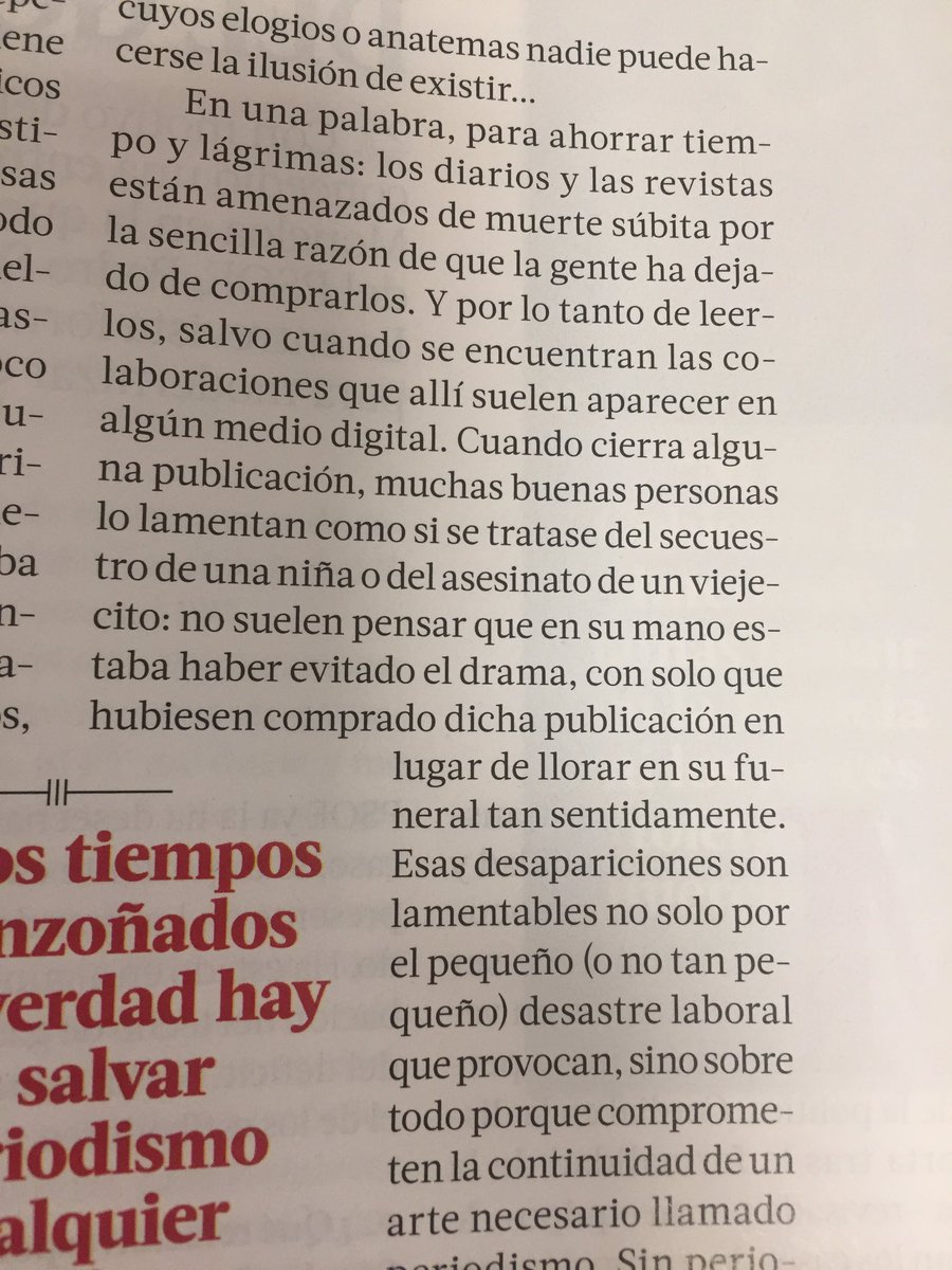 del cura (@delcura2016) on Twitter photo 31/01/2018 19:49:23 Necesario siempre Fernando Savater en el último número de @tiempo ...una verdad sencilla y sonora Necesario siempre Fernando Savater en el último número de @tiempo ...una verdad sencilla y sonora