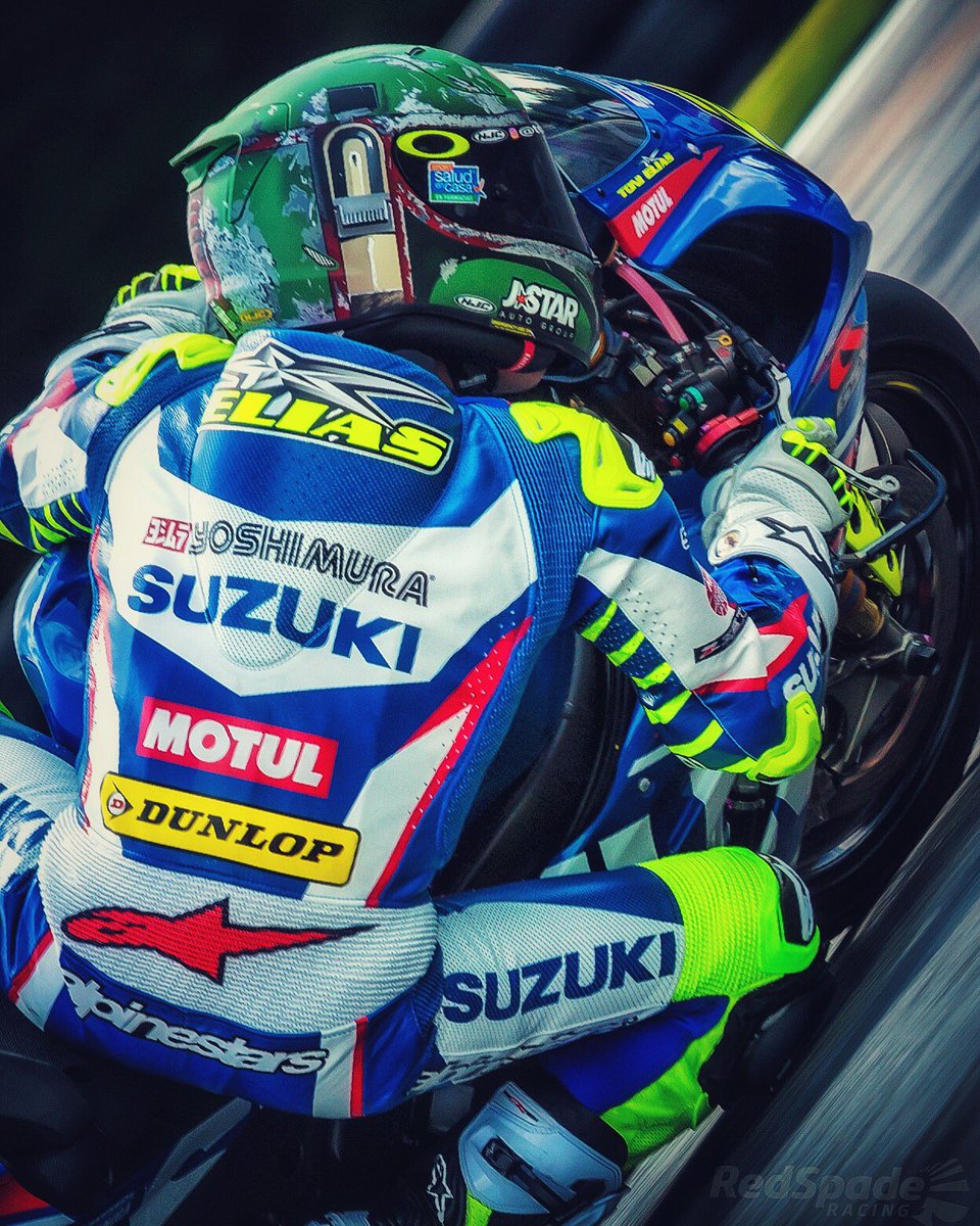 RedSpadeRacing's tweet image. Happy #MotoMonday with @ToniElias24 and @MotulUSA!