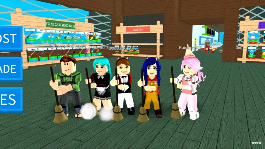 Funneh Krewmate On Twitter Roblox Fast Food Simulator Https T Co 2diqq5s4xl - its funneh roblox eating simulator