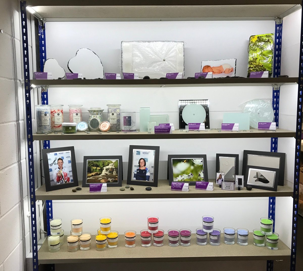 photesque's tweet image. Not finished yet but nearly got our promotional shelving ready!