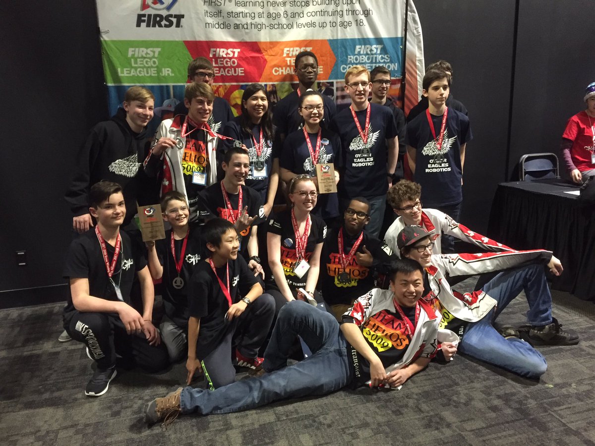 Captained the winning alliance at provincial champs with <a href="/ftc_5009/">Helios 5009</a> and Gearheads 12265. HUGE thanks to everyone who supported &amp; helped us along the way. We couldn't have done this all without you 😄👏🏻🏅 <a href="/FTCAlberta/">FTC Alberta</a> <a href="/FIRSTweets/">FIRST</a> #RelicRecovery #NoDyingTilAfterHouston #OMGrobots