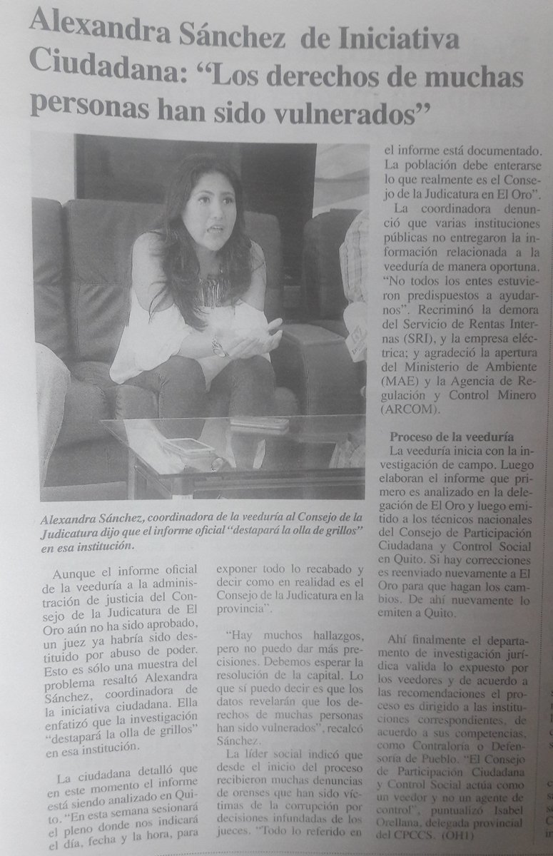 A través de Rueda de Prensa #VEEDORESCIUDADANOS informan a la ciudadania orense sobre los procesos en Veedurías Ciudadanas,