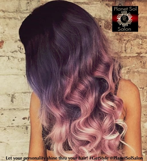 PlanetSol's tweet photo. Let your personality shine thru your hair. #PurpleRain #GetStyle #PlanetSolSalon #CertifiedHairColorists #RatedTopInCity #Nails #Lashes #Brows #Redken https://t.co/ta0QLNJQeF
