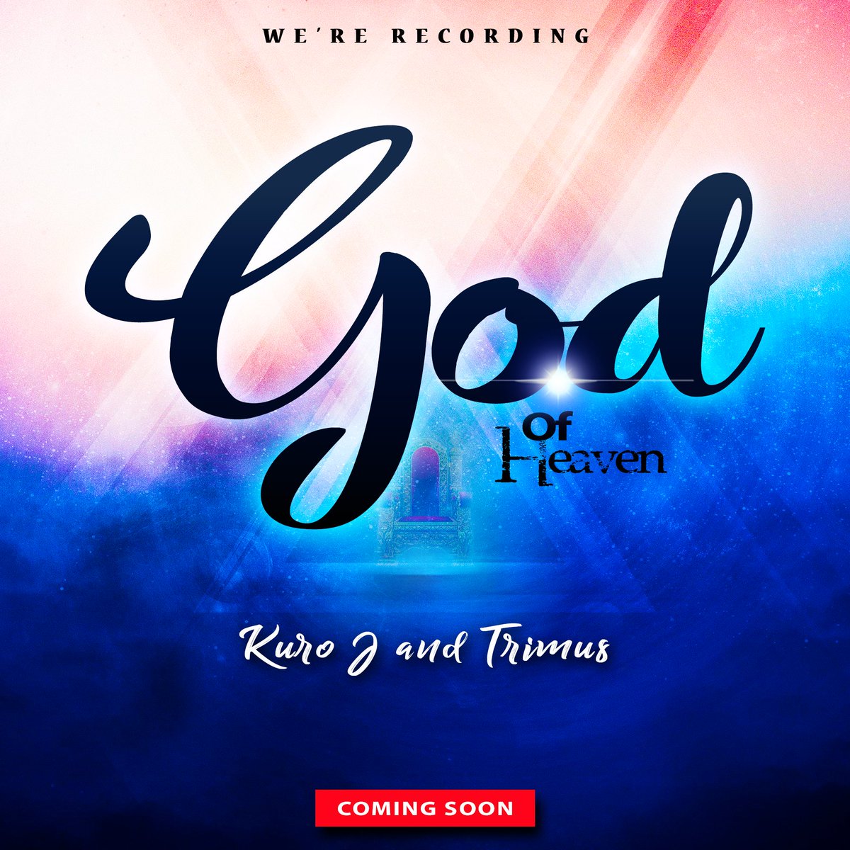 Testimonies will abound from this project. We serve an unfailing God, The "God of Heaven". Get ready for this one. #Godofheaven #trimus