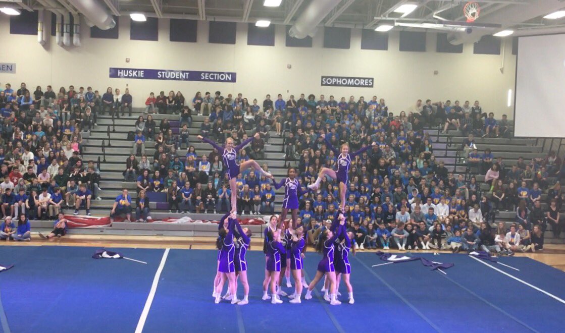 DouglasCoCheer's tweet photo. A great performance this morning to help close the Wish Week festivities! #CruisinWithCaleb https://t.co/th6JgLKpzE