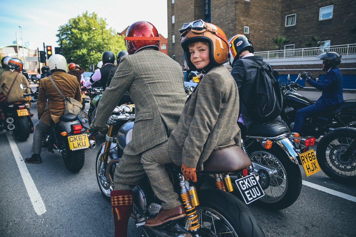UKTriumph's tweet photo. That smug look you pull when you know you're going to be a biker for life. #DGR2017 https://t.co/ClDlfMveWO
