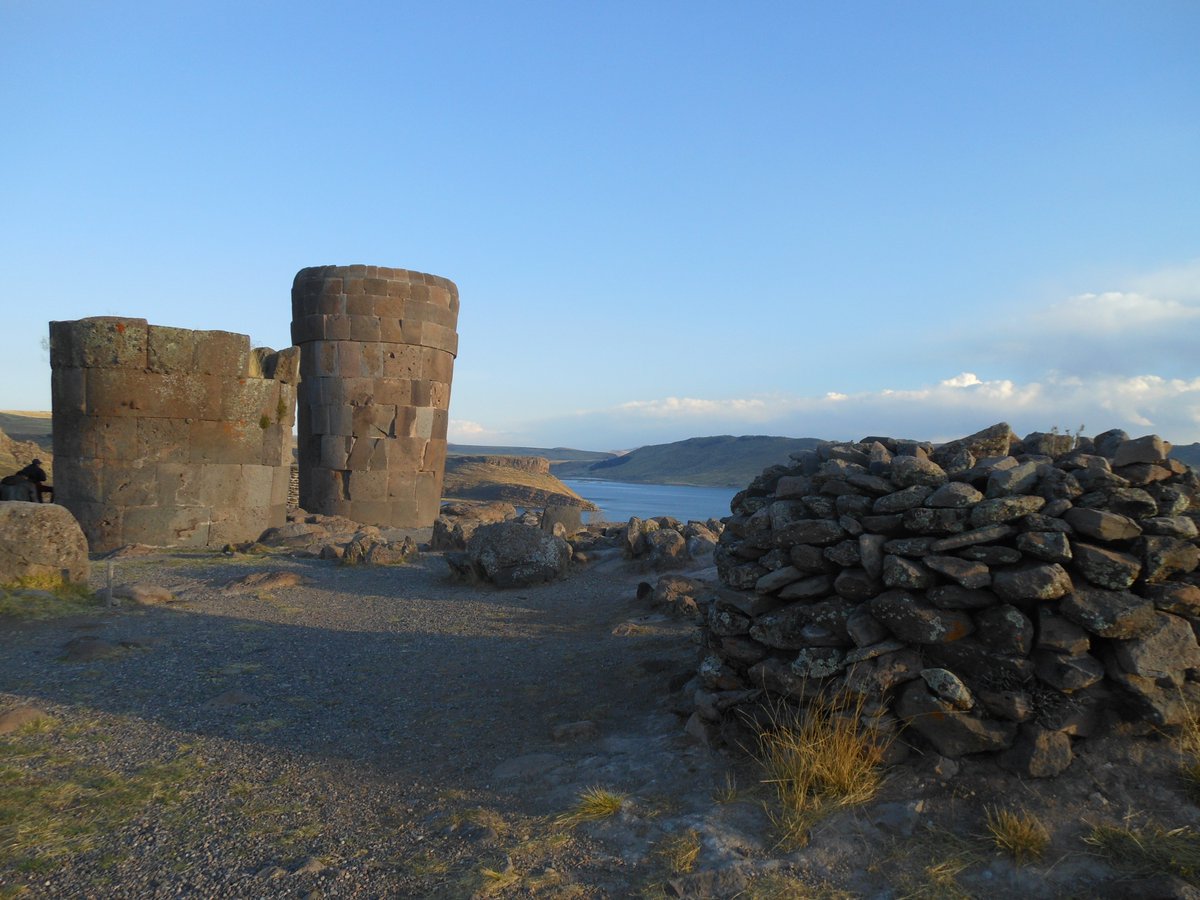 theESCALA's tweet image. Spectacular:  The mortuary towers or chullpas of Silluastani, Peru near Lake Titicaca.  And site of one of our projects #BuildFutures #SavePasts #Peru