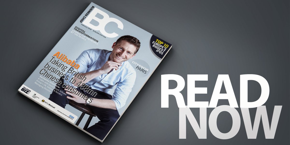 Business_Chief's tweet photo. OUT NOW! We find out how @AlibabaGroup is taking British #business to 488mn Chinese consumers in an exclusive interview with its UK, Ireland and Nordics Managing Director, David Lloyd + MUCH MORE! #ecommerce

👉 https://t.co/wiBdT0Pdi7 https://t.co/VCofuExRuC