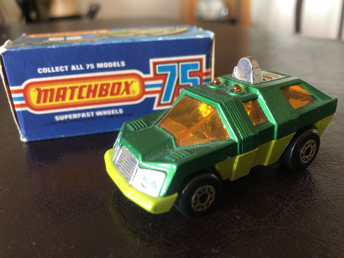 ItCameFromBlog's tweet photo. I love the box art on my #70s #Matchbox Planet Scout, the mini addition to the #Adventure2000 team. Wish I kept more of my Matchbox boxes! #vintage #toys https://t.co/l49yH3RGaD