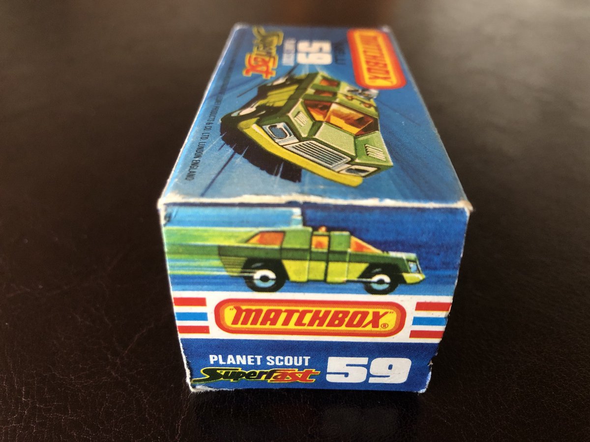 ItCameFromBlog's tweet photo. I love the box art on my #70s #Matchbox Planet Scout, the mini addition to the #Adventure2000 team. Wish I kept more of my Matchbox boxes! #vintage #toys https://t.co/l49yH3RGaD