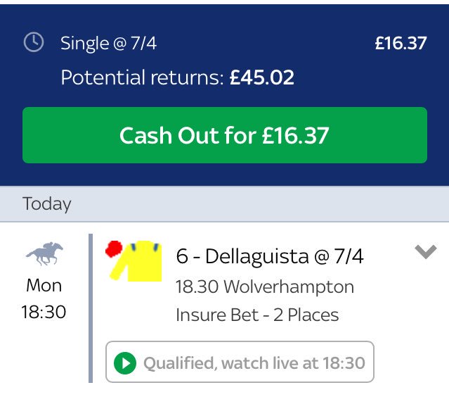 BetKingZac's tweet photo. Gone for a smaller bet here, not too confident on this one, Insurance bet too https://t.co/9ha5xSKQ6K