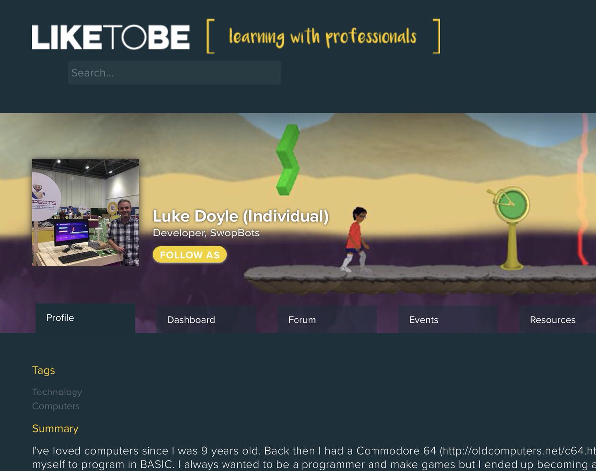LikeToBeOrg's tweet photo. Thank you Luke and @swopbots for joining https://t.co/XD10zzJDRJ. We’re looking forward to learning all about #Swopbots online and connecting you with schools https://t.co/7UuTNwxS71