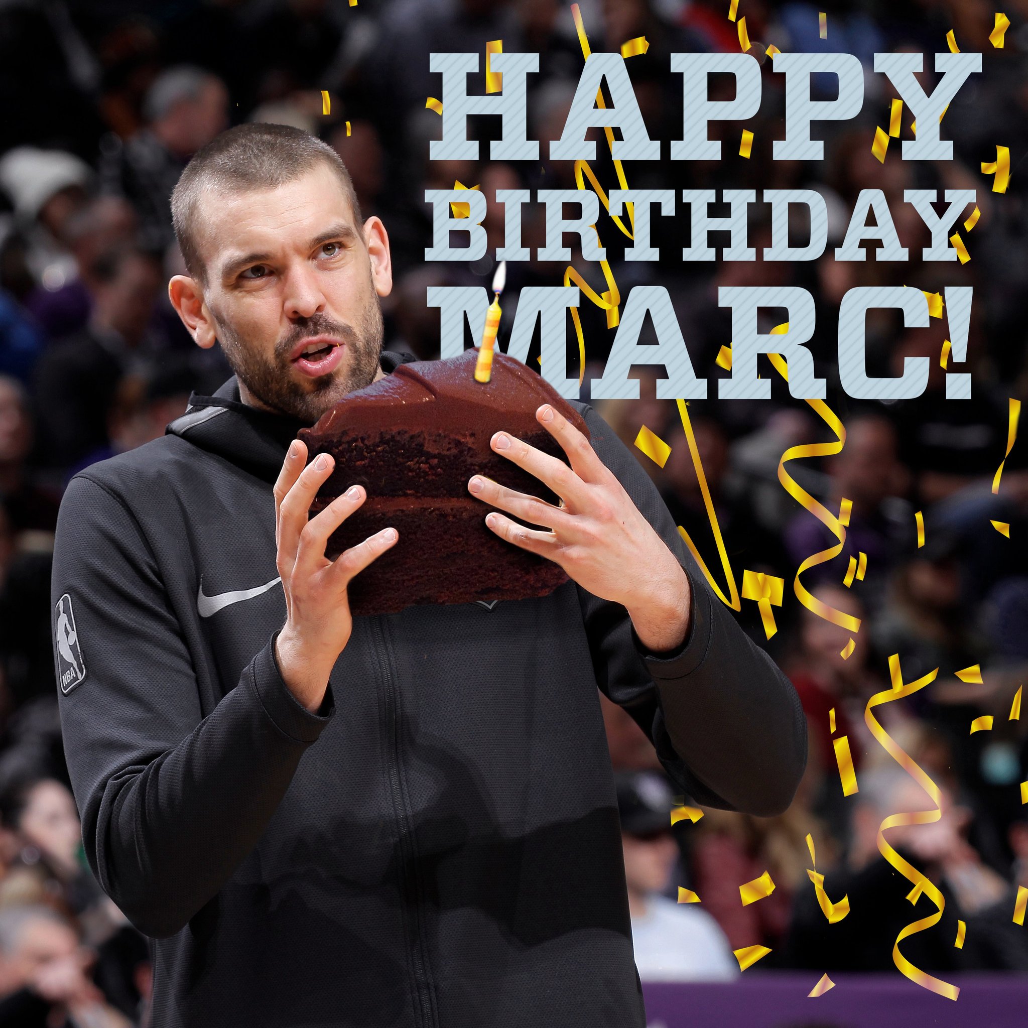 Hoy cumple años Marc Gasol  Happy Bday, Big Spain!!!! 